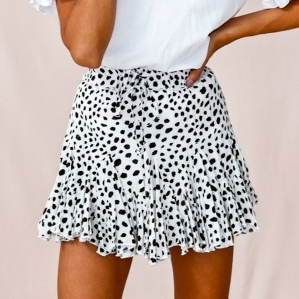 LEOPARD PRINT SKIRT